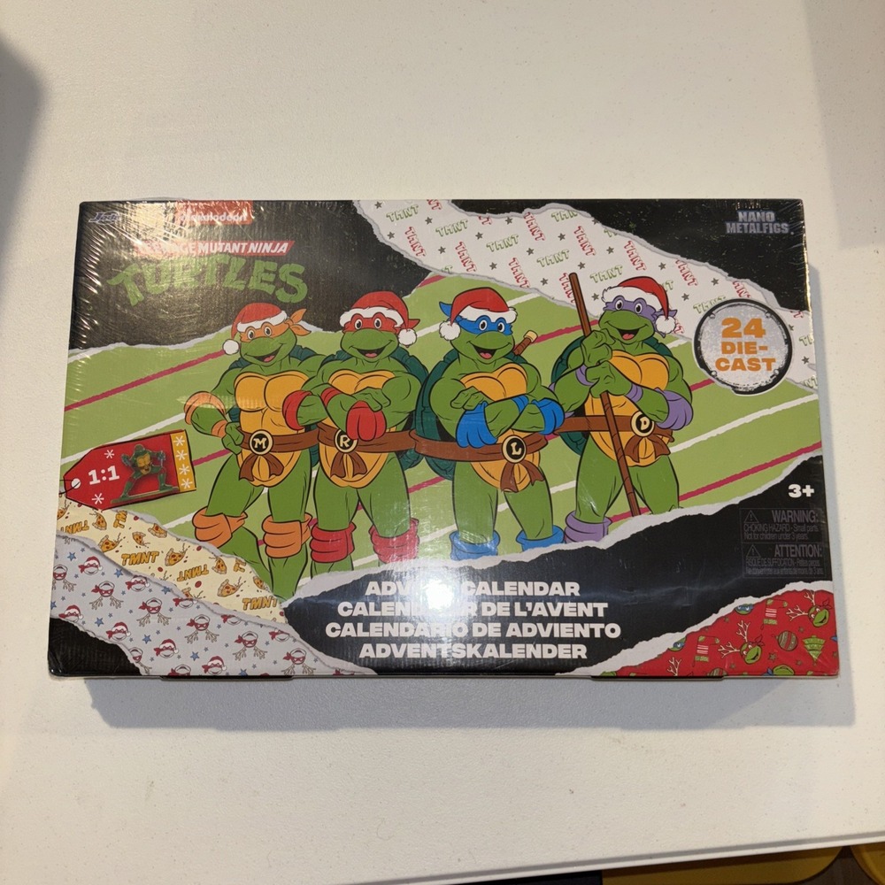 Teenage Mutant‎ Ninja Turtles TMNT Advent Calendar 2024 Nano Metalfigs - New!